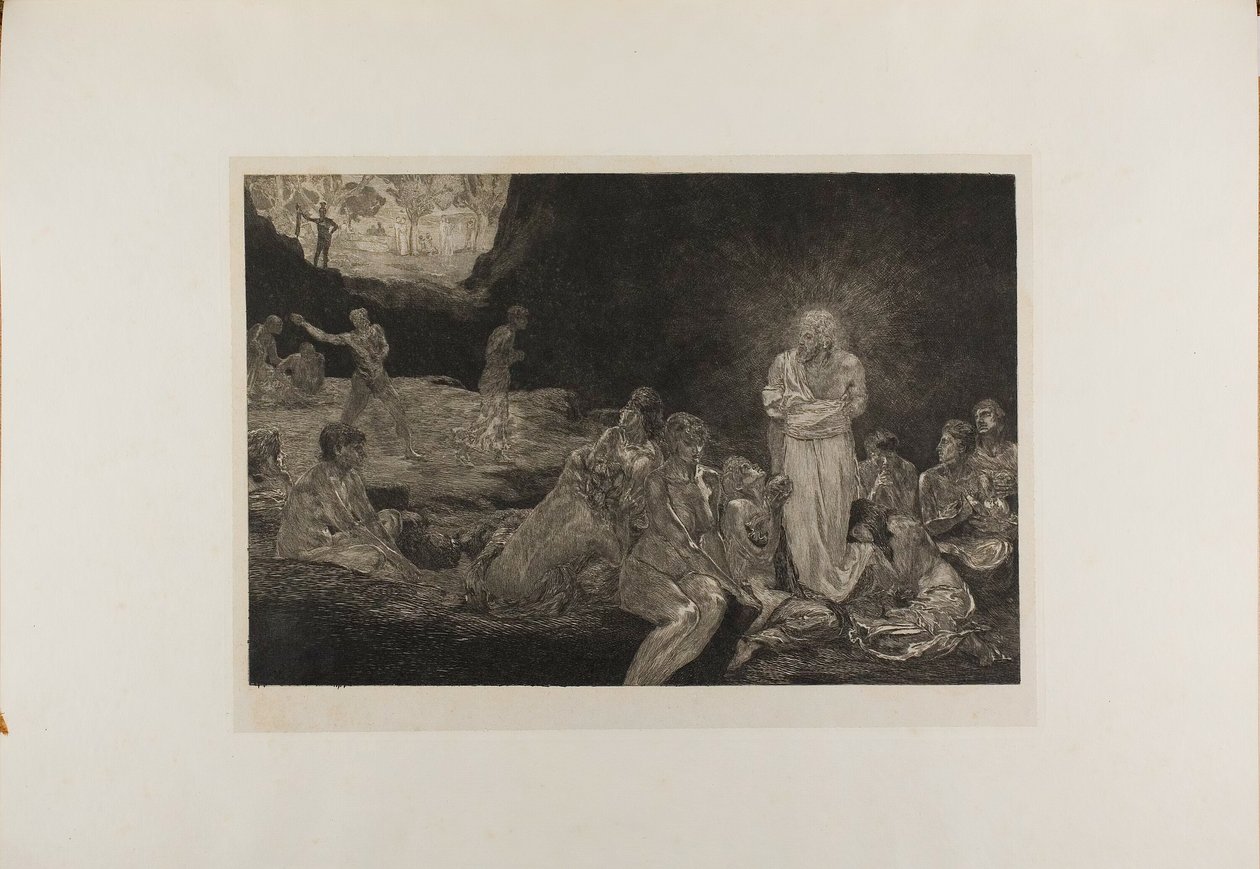 Christ and the Women Sinners, plate thirteen from A Life by Max Klinger