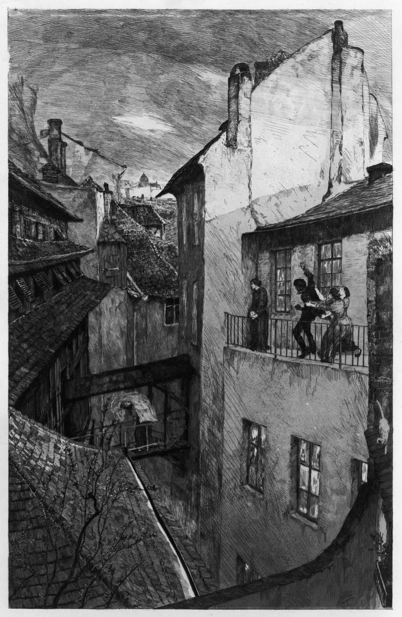 Dramas. Sheet 3: A Mother I. by Max Klinger