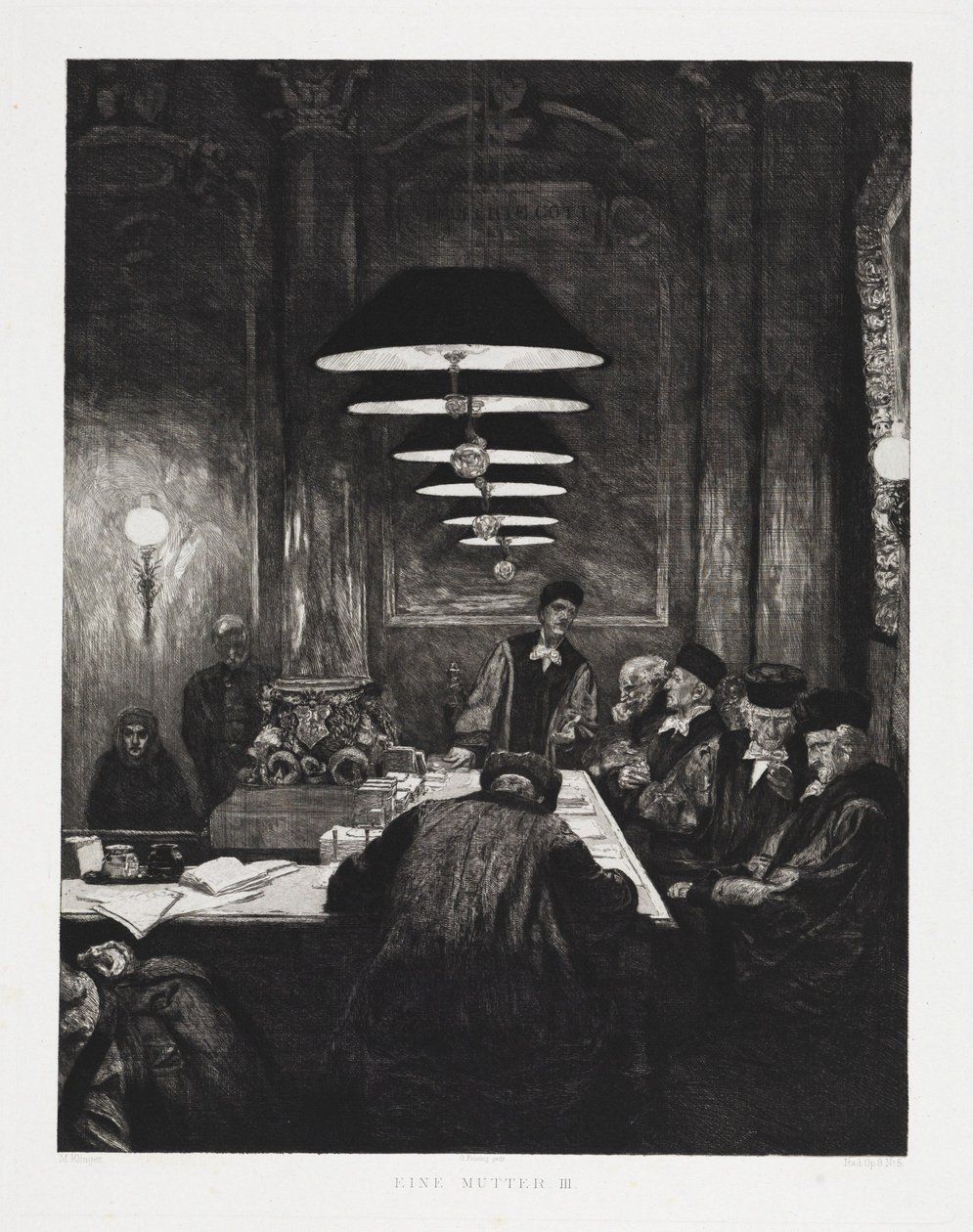 A Mother III (Dramas, Opus IX, Plate 5) by Max Klinger