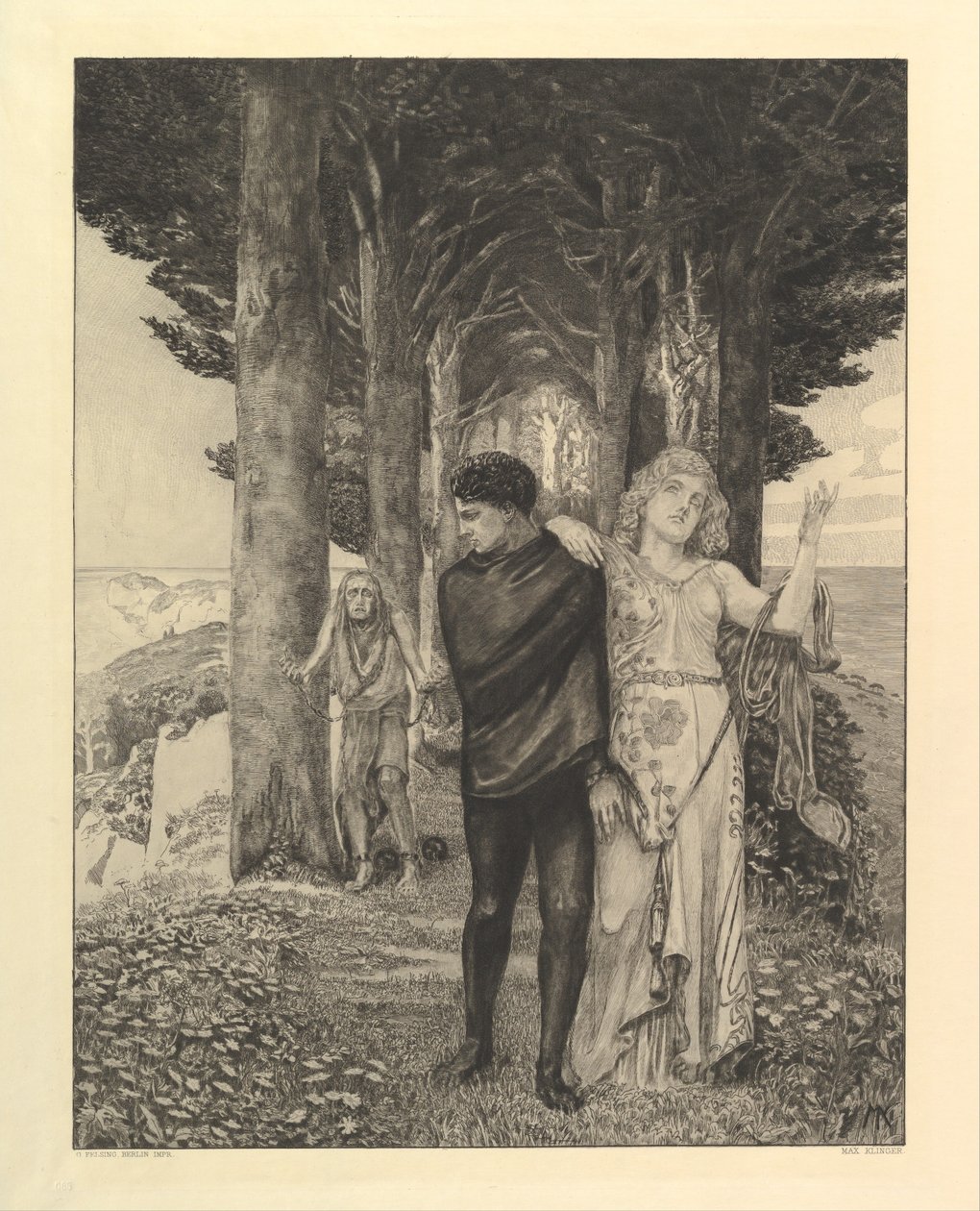 Genius (Artist), from the series From Death Part Two by Max Klinger
