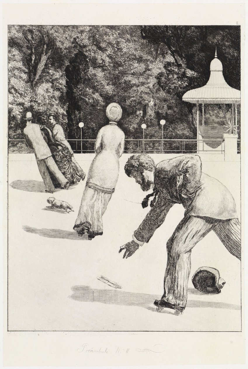 Action (A Glove, Opus VI, Plate 2) by Max Klinger