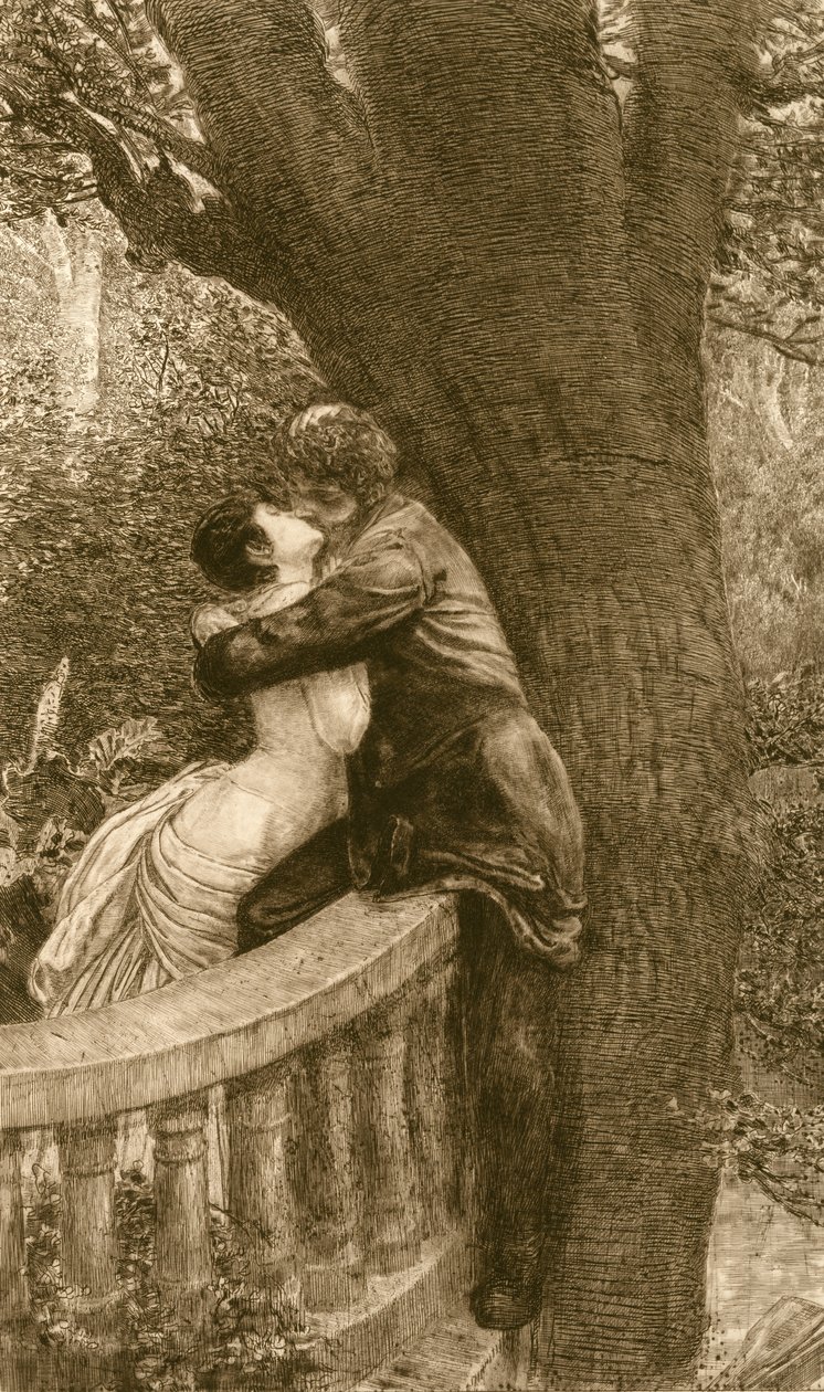 Kiss, from the Series A Love, Opus X by Max Klinger