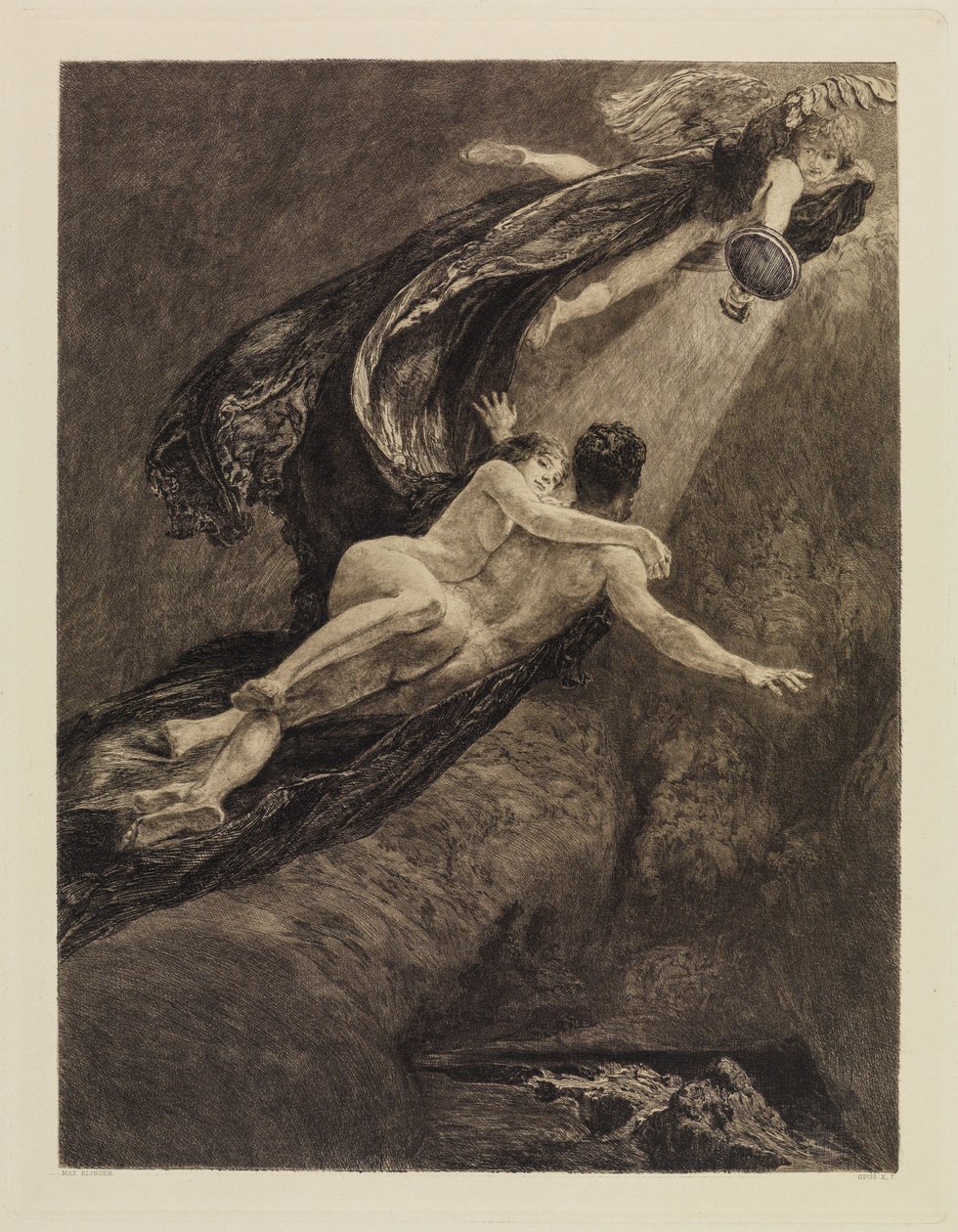 New Dreams (New Dreams of Happiness) (A Love, Opus X, Sheet 7) by Max Klinger