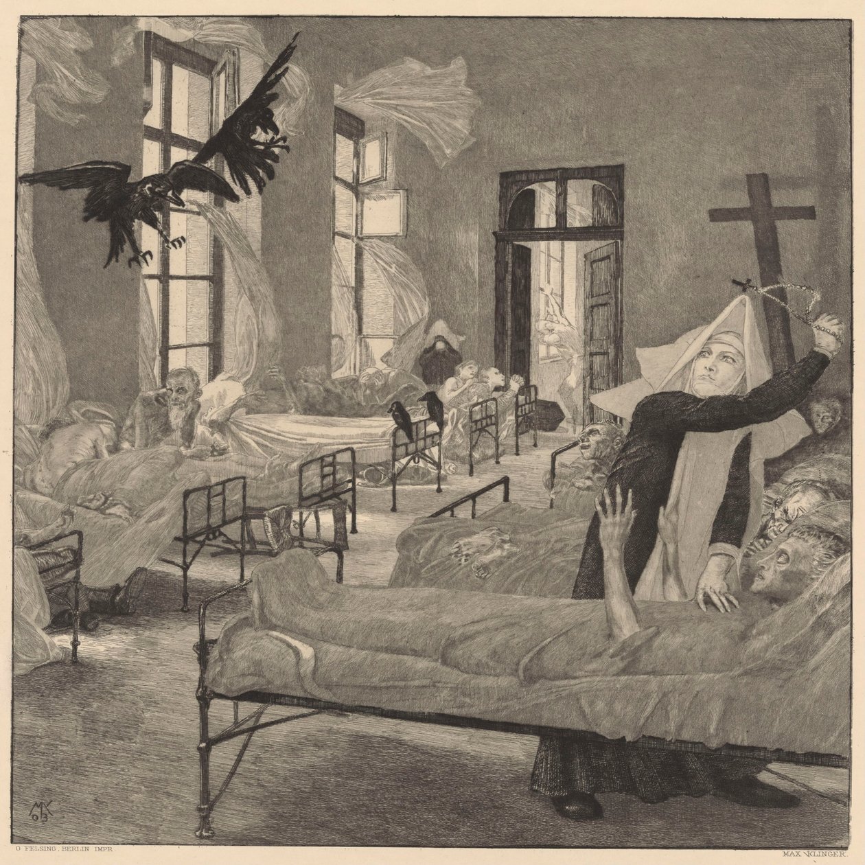 Plague by Max Klinger