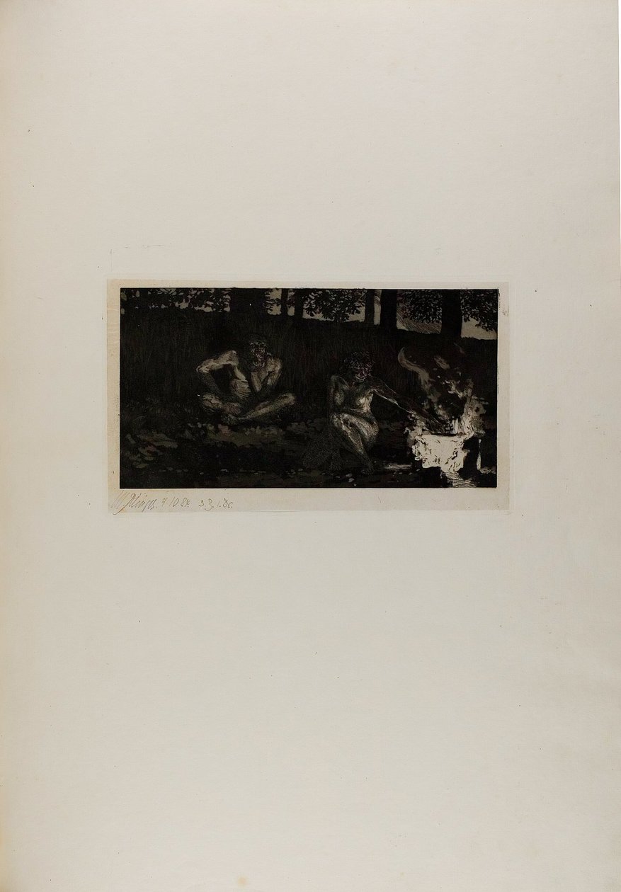Preface I, plate two from A Life by Max Klinger