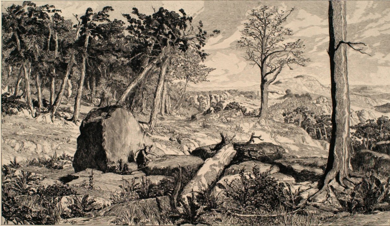Simplicius in the Wilderness by Max Klinger