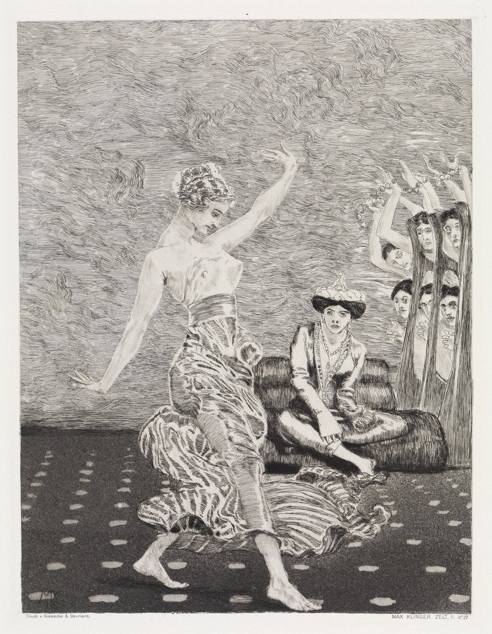 Dance (Tent, Opus XIV, Part 2, No. 27) by Max Klinger