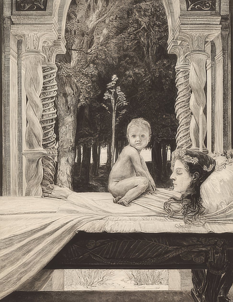 Dead Mother. 1889 by Max Klinger