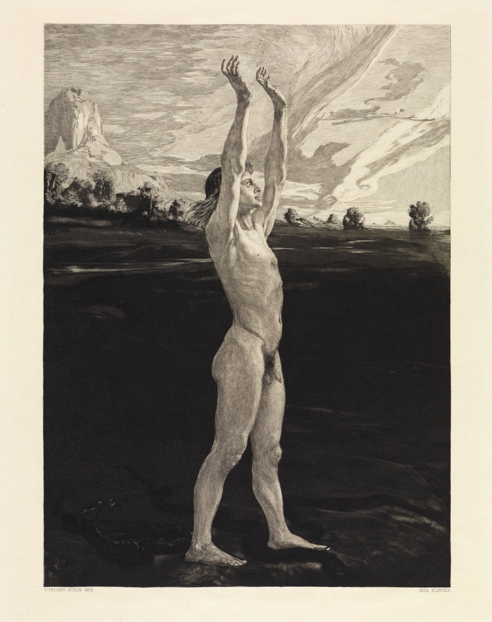 And Yet! (From Death, Second Part, Opus XI, Plate 8) by Max Klinger