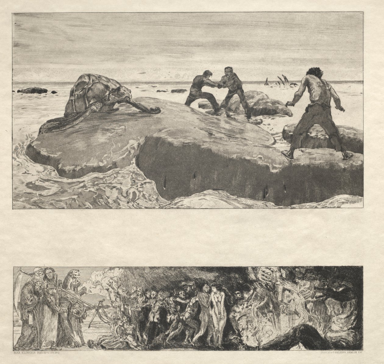 From Death I, (Opus II, 1889) No. 2 by Max Klinger