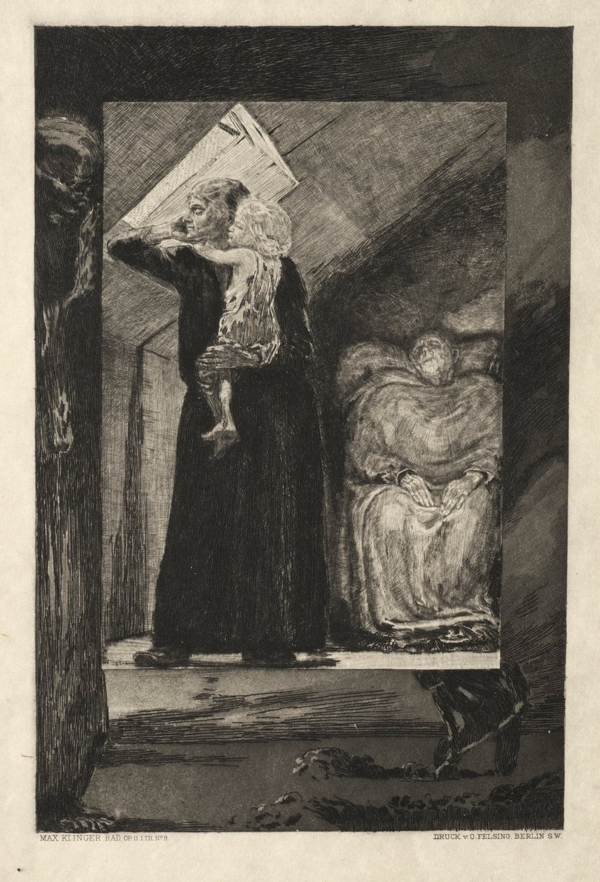 From Death I, Opus II, 1889 No. 9 by Max Klinger