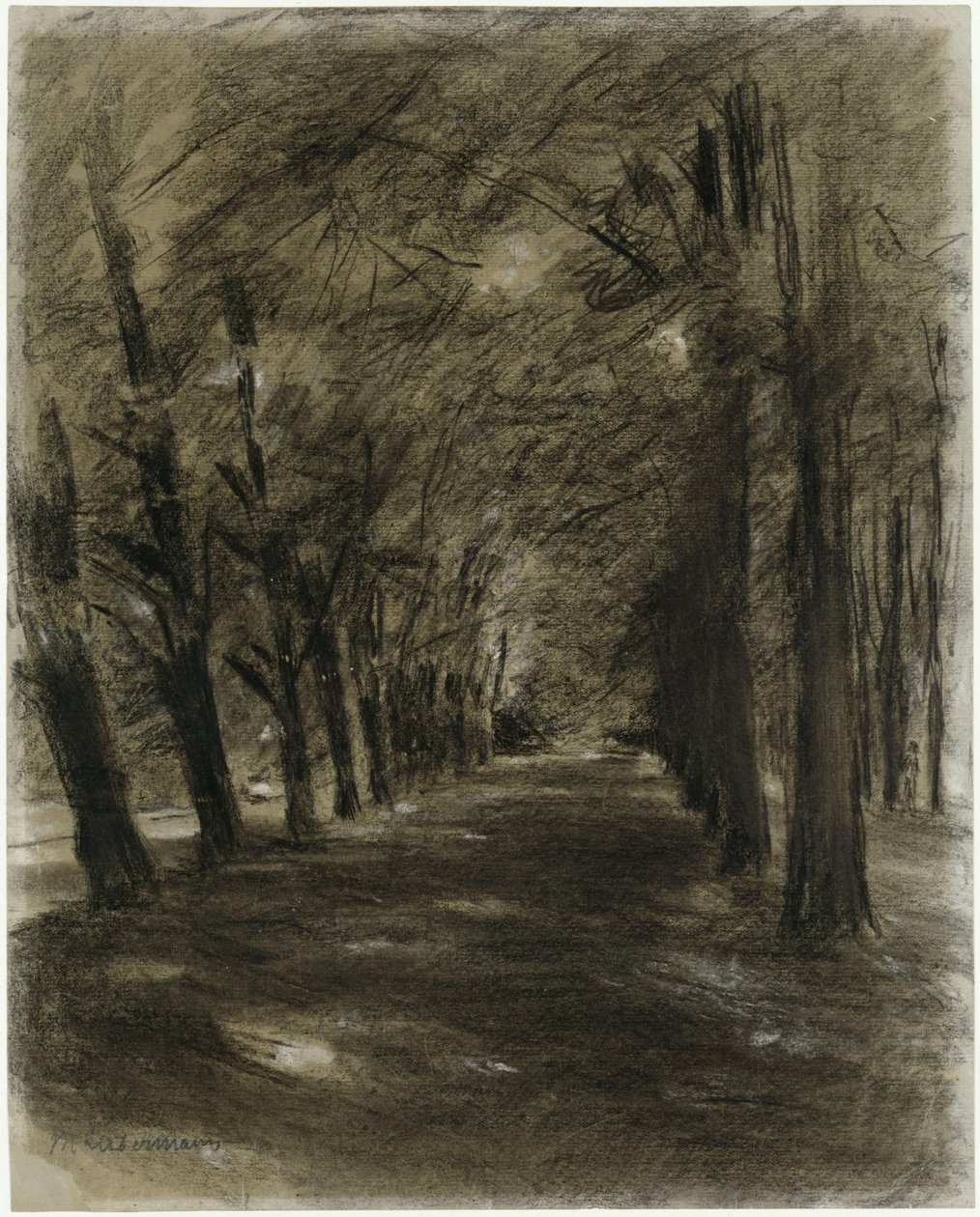 Tree Avenue by Max Liebermann