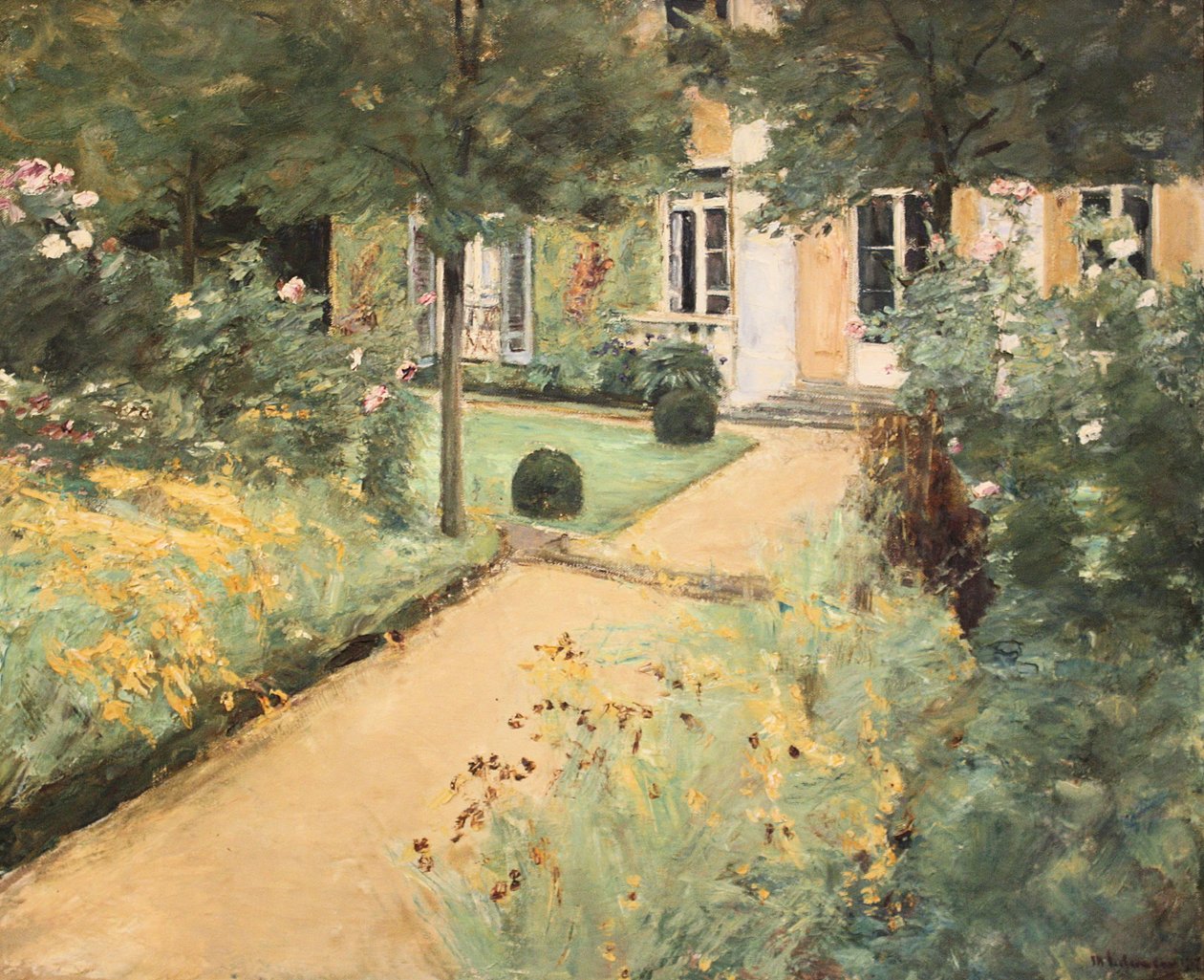 Berlin-Wannsee, Max Liebermann, Kitchen Garden at the Villa by Max Liebermann