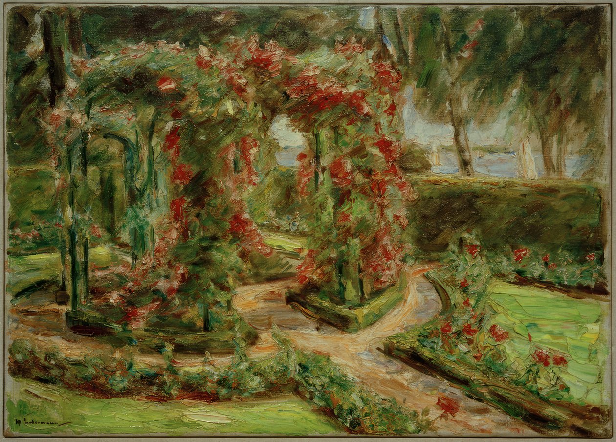 The Rose Garden in Wannsee by Max Liebermann