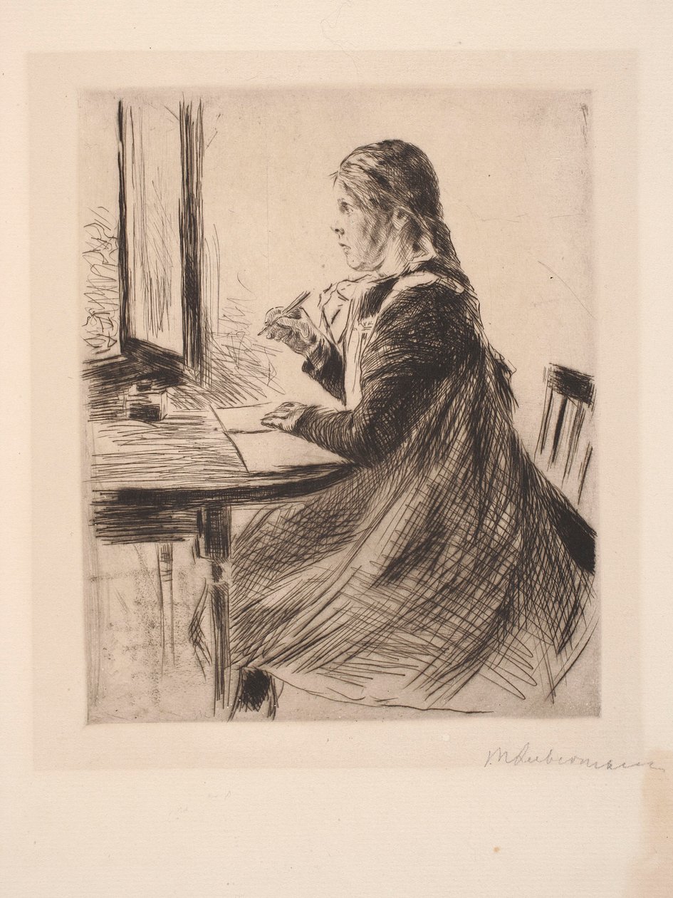 Child Portrait, Portrait of the Daughter of Privy Councillor Bode, Marie by Max Liebermann