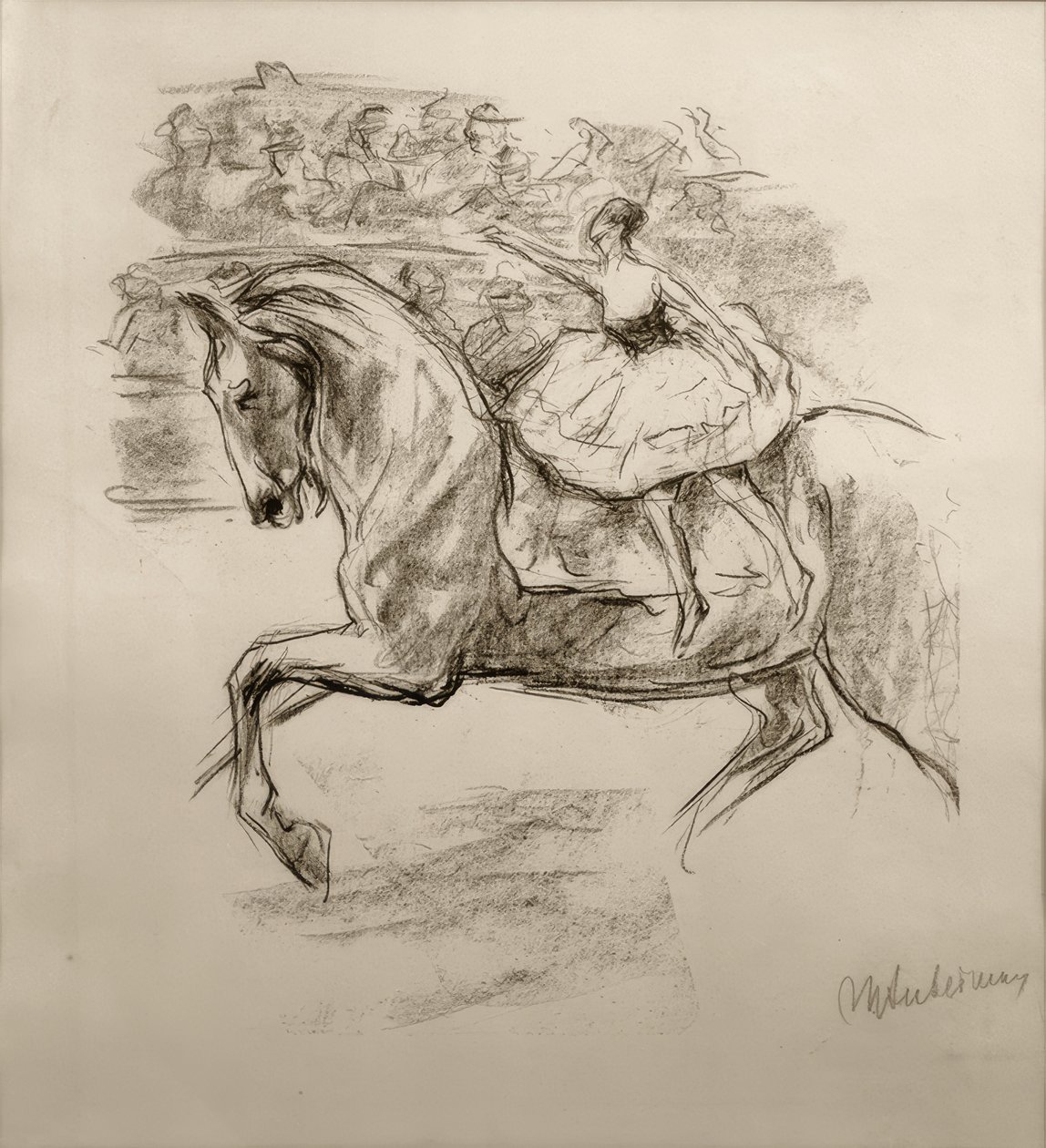 The Circus Rider by Max Liebermann