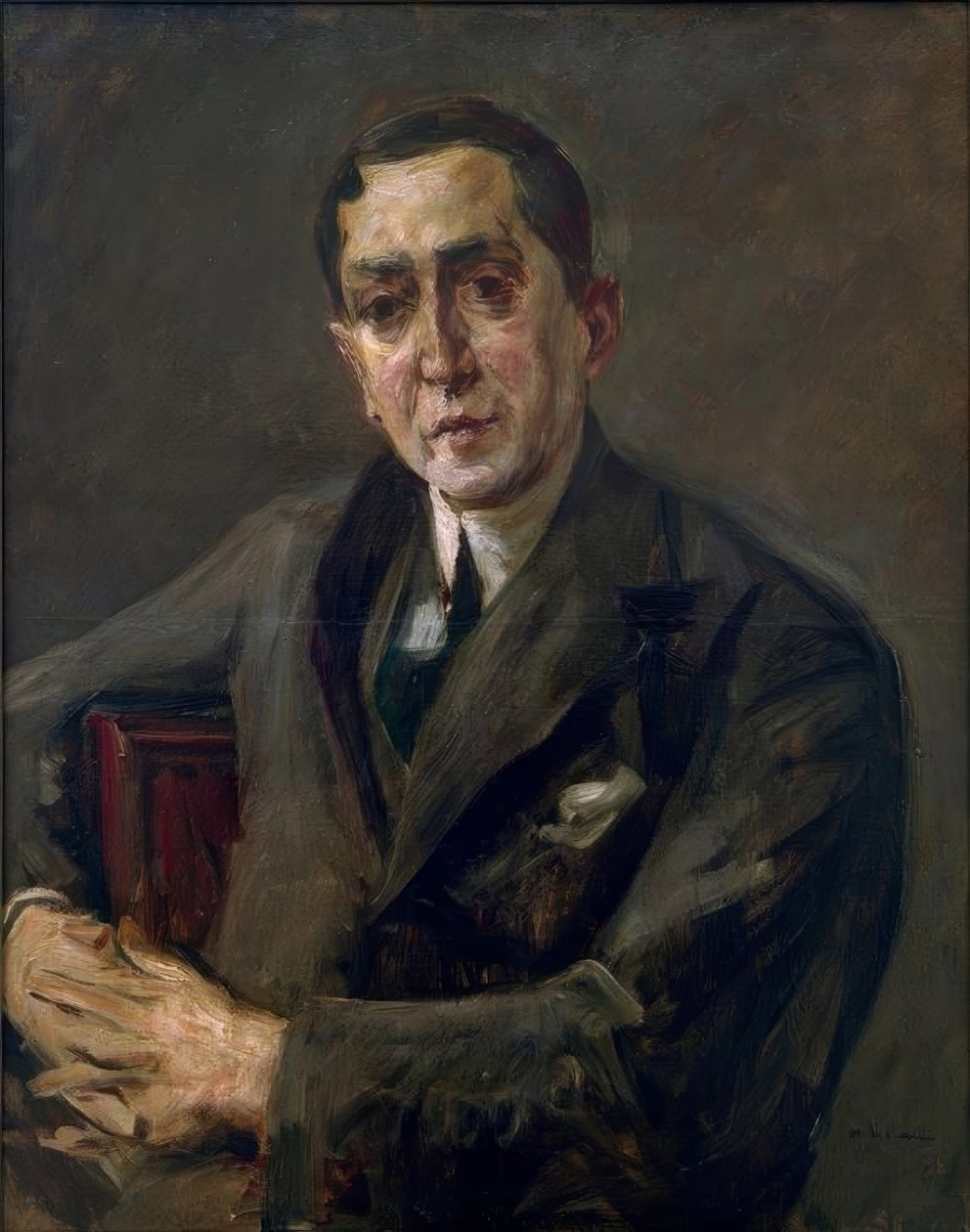 Portrait of Carl Meinhard by Max Liebermann: Fine art print