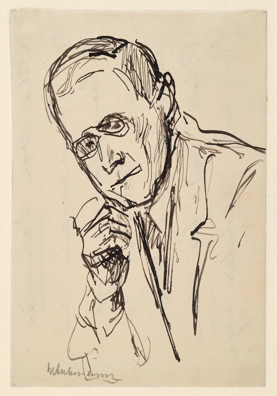 Portrait of Hugo von Tschudi by Max Liebermann