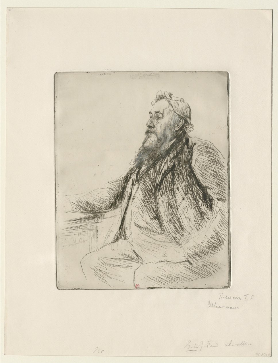 Portrait of Justus Brinckmann by Max Liebermann