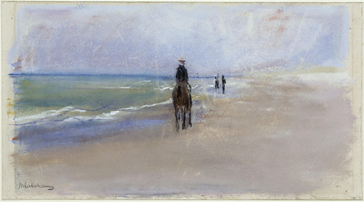 Rider on the Beach by Max Liebermann