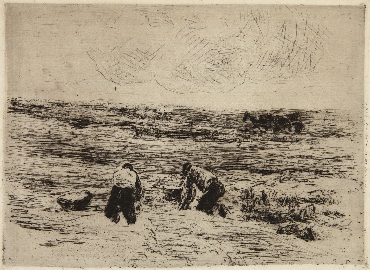The Potato-Farmers by Max Liebermann