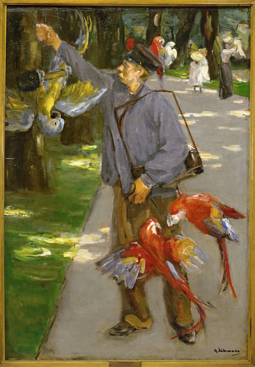 The Parrot-Man by Max Liebermann