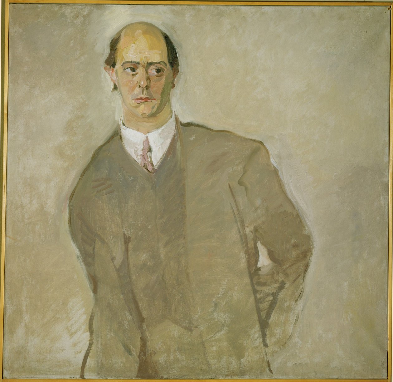 Composer Arnold Schoenberg by Max Oppenheimer