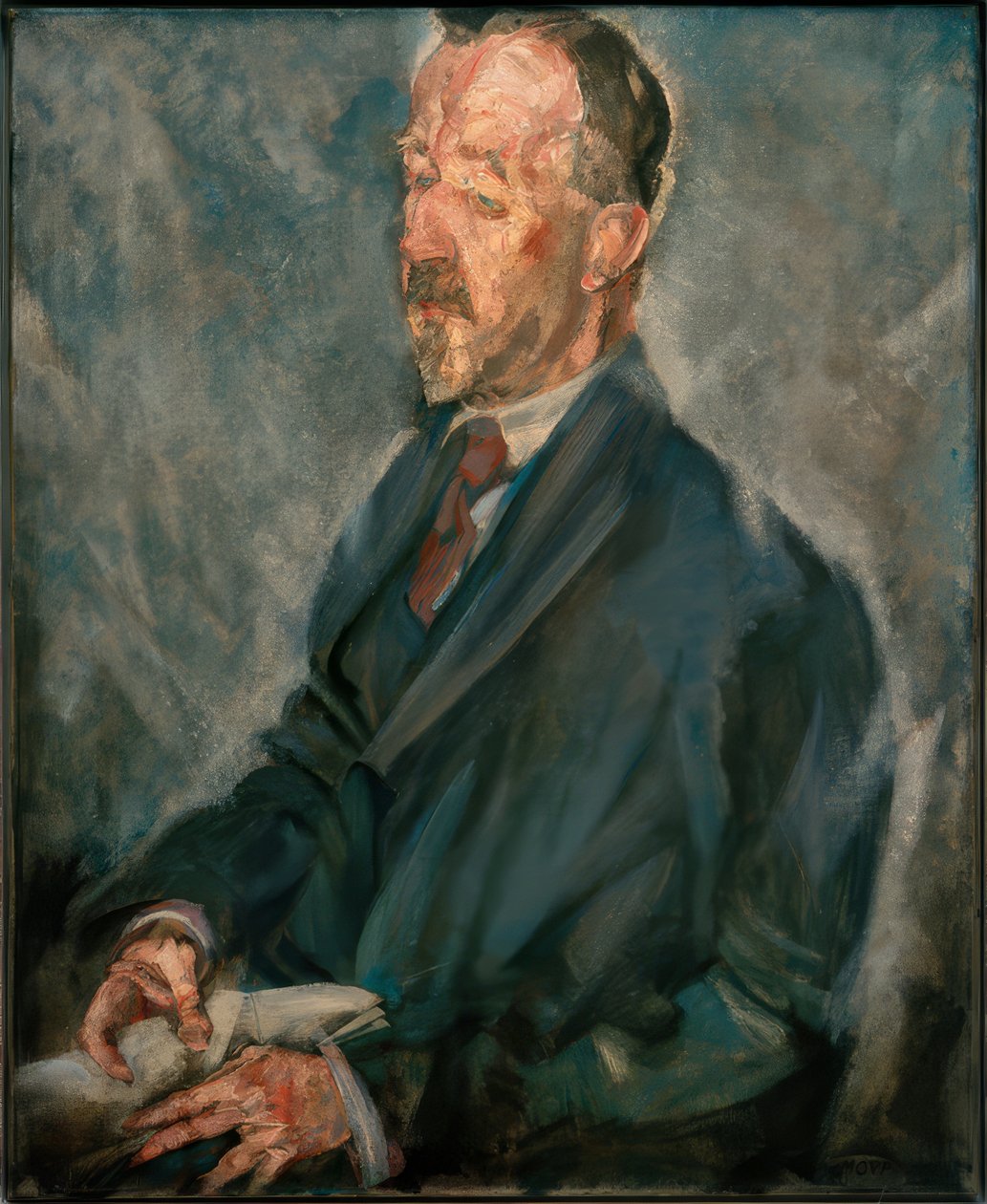 Heinrich Mann by Max Oppenheimer