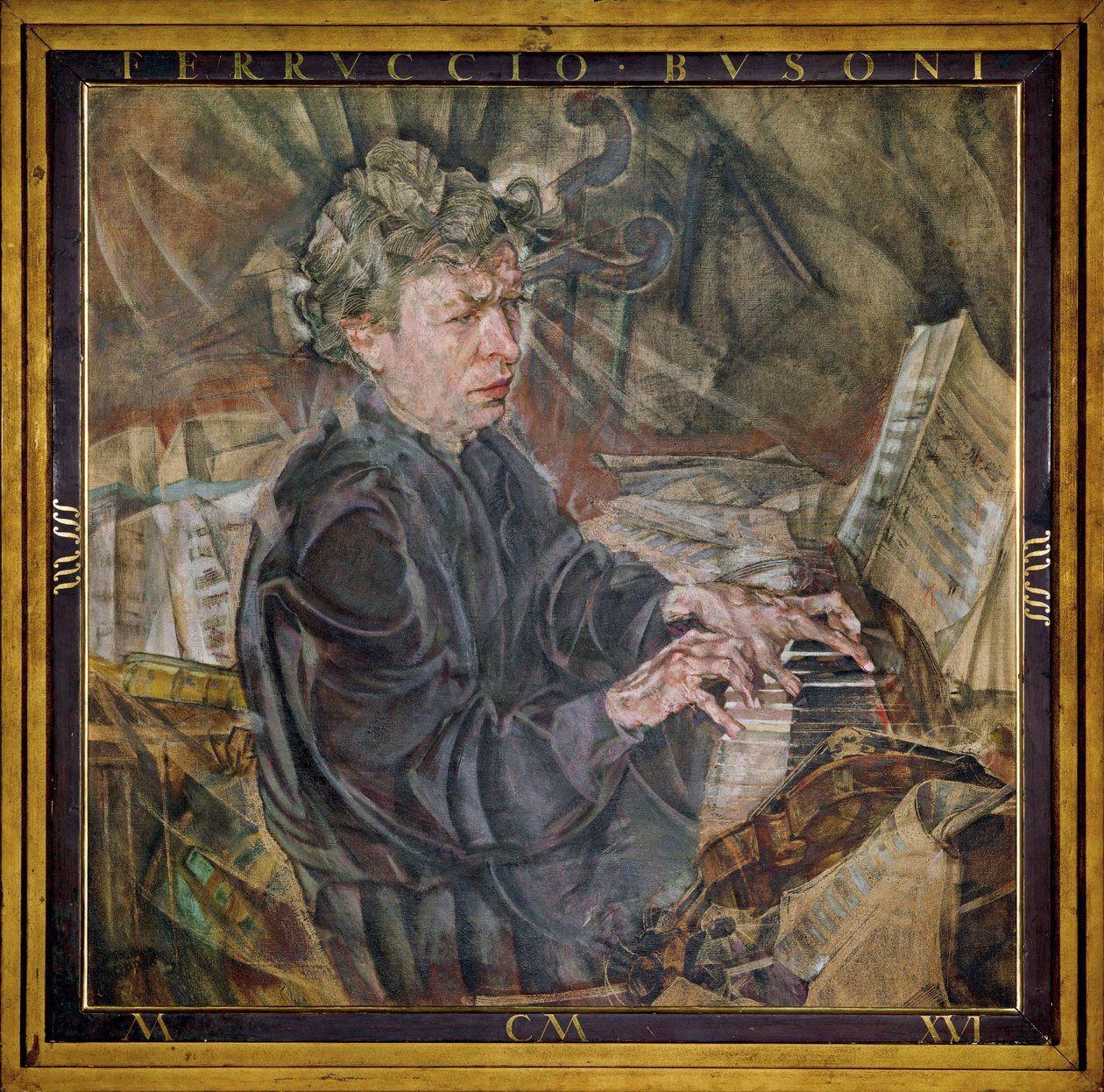 Pianist and Composer Ferruccio Busoni by Max Oppenheimer