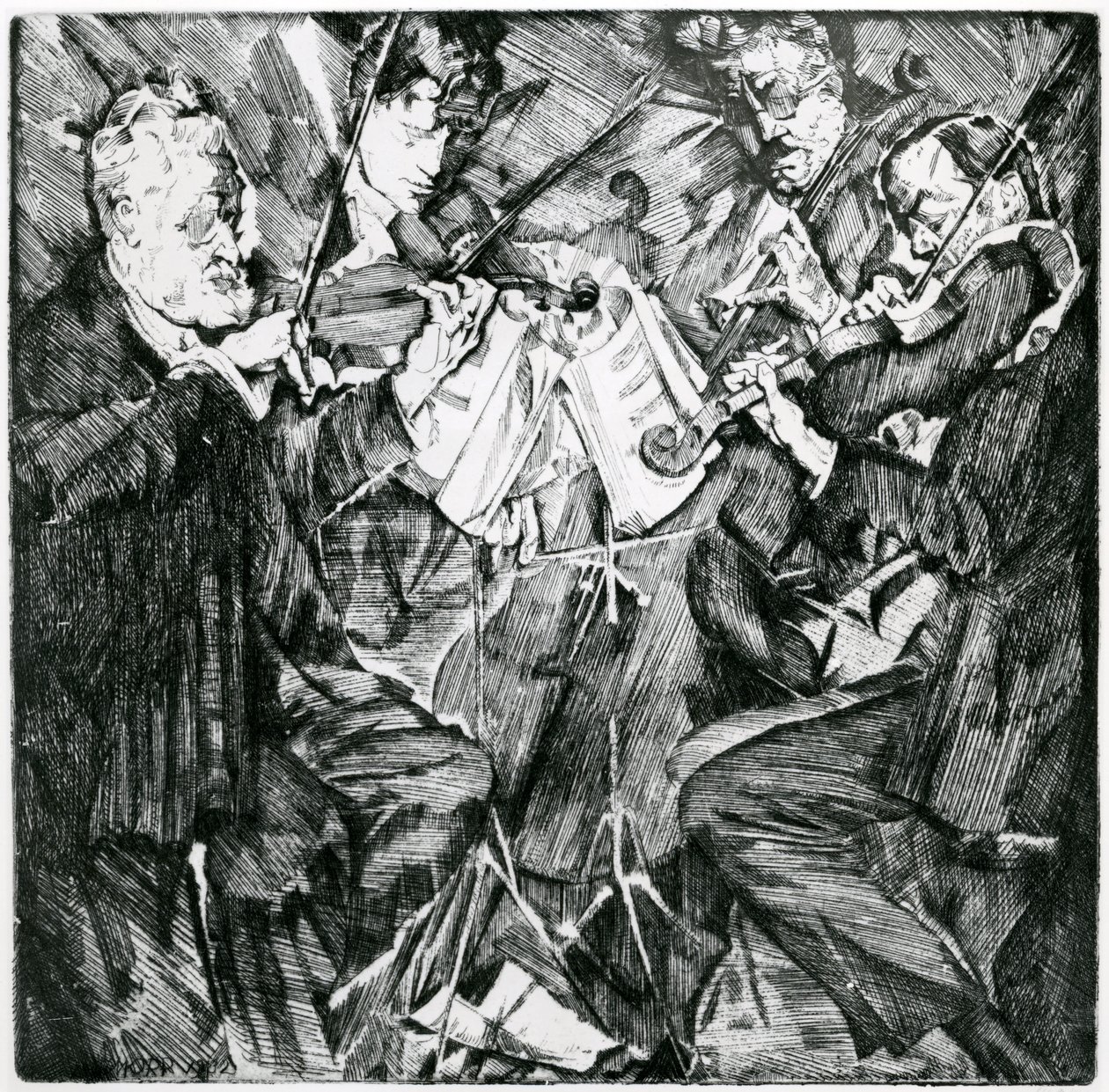 Rose String Quartet by Max Oppenheimer