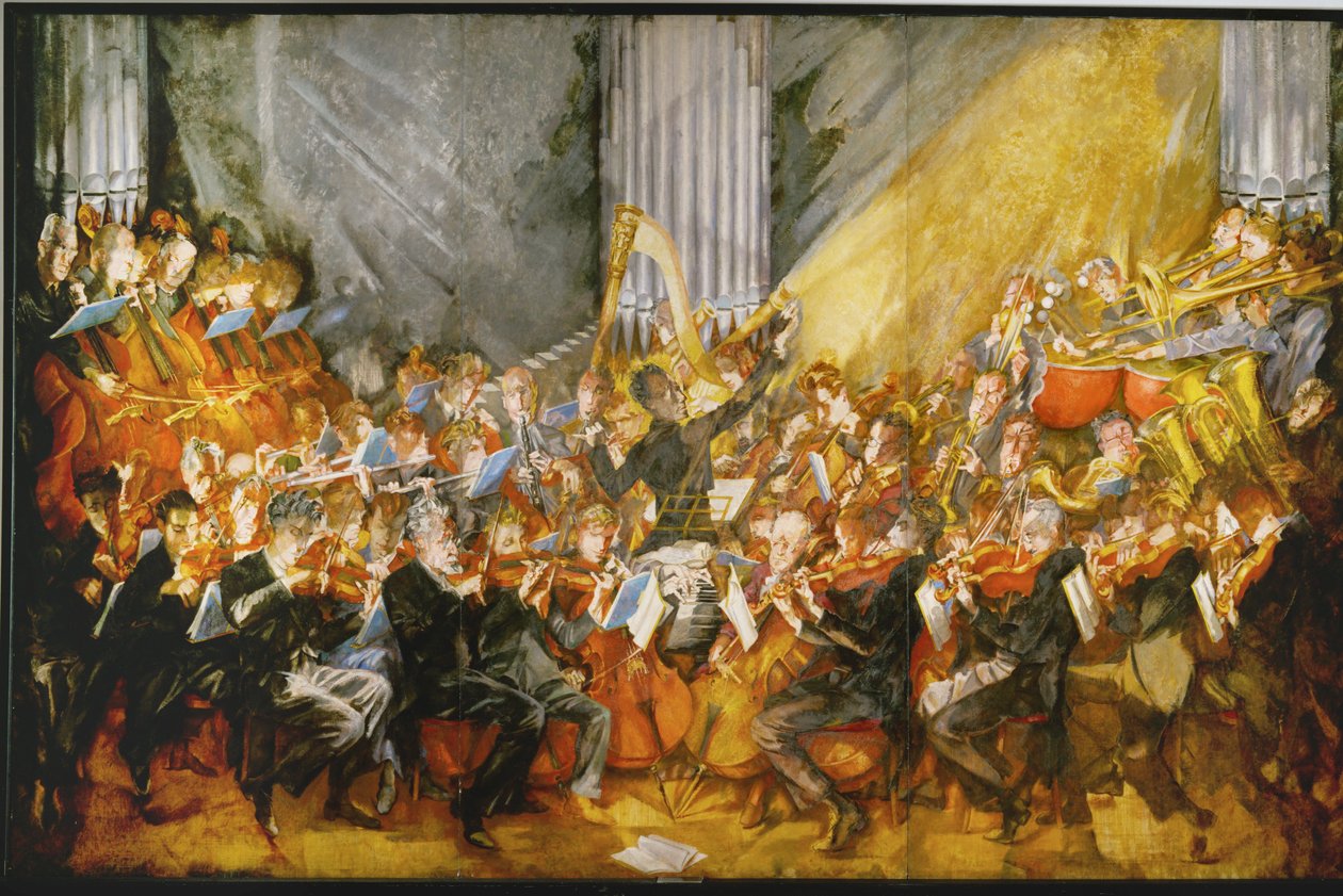 The Orchestra by Max Oppenheimer