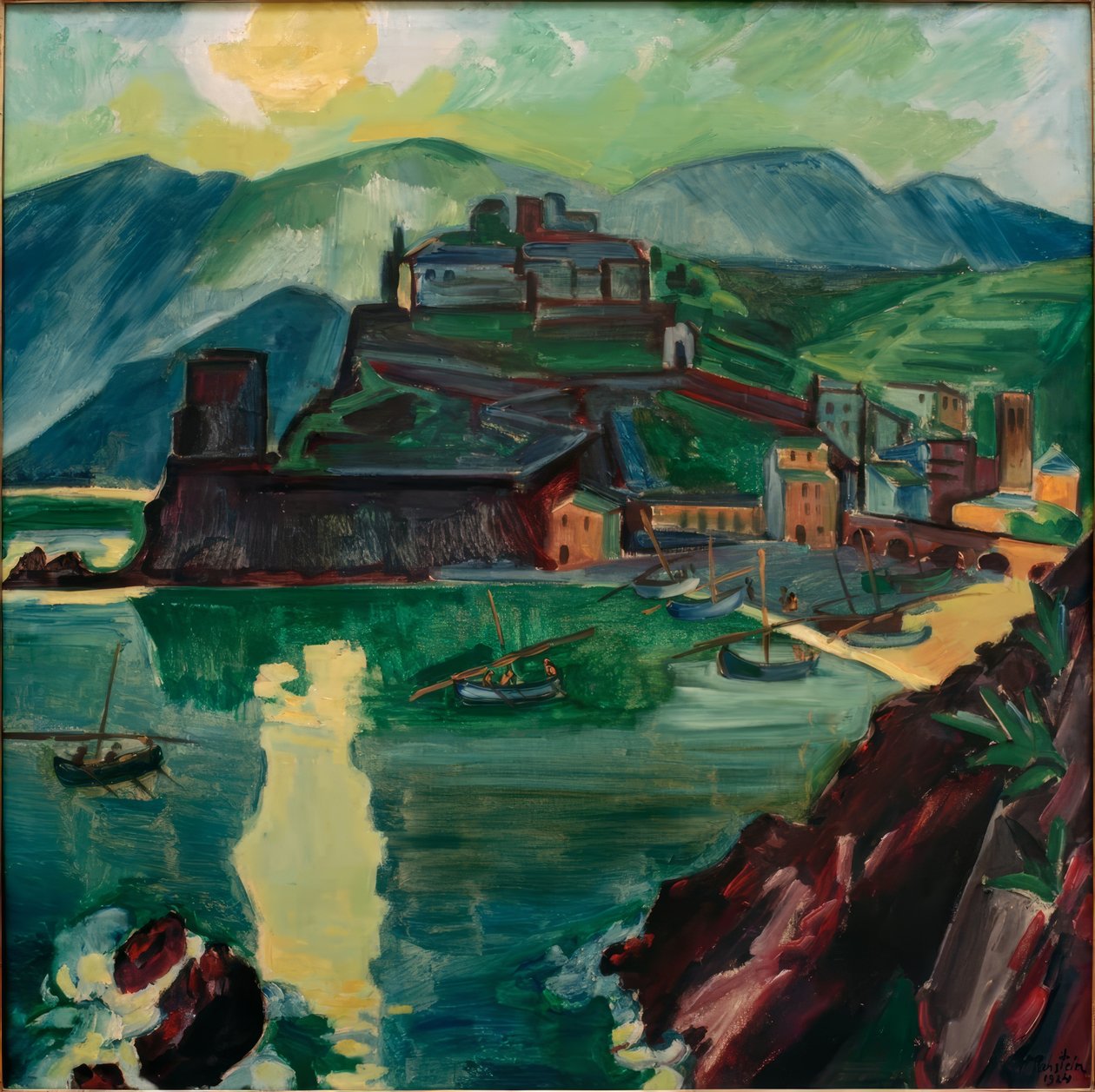 Evening in Monterosso by Max Pechstein