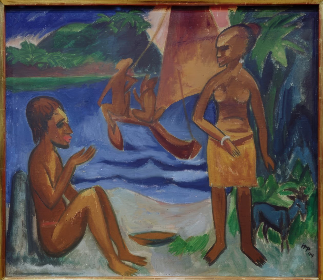 Departure Palau by Max Pechstein
