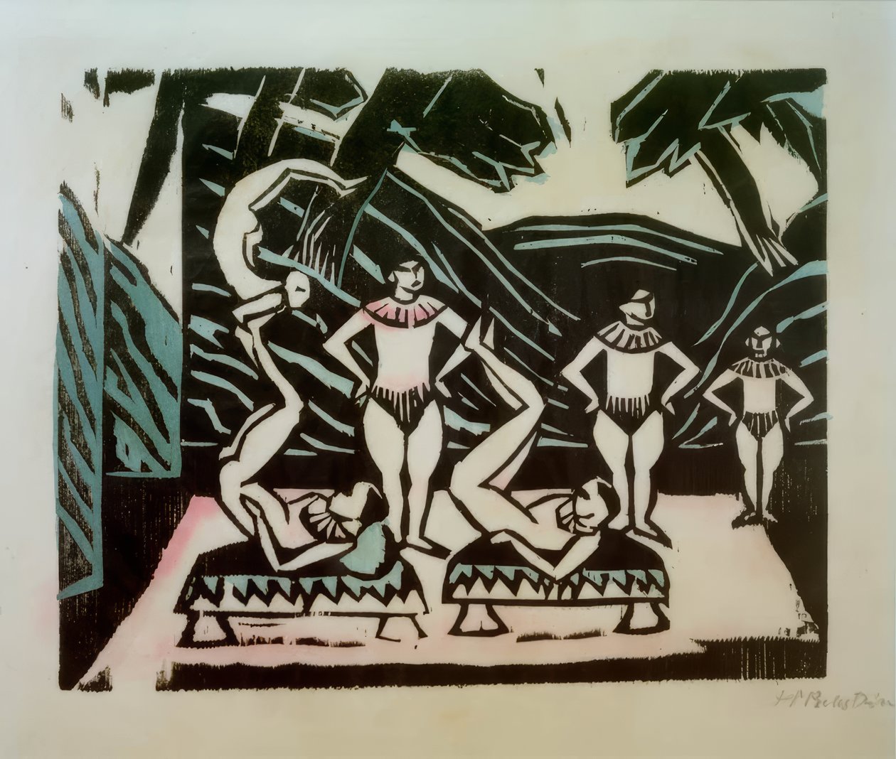 Acrobats by Max Pechstein