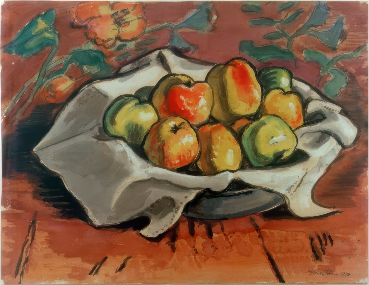Apple Still Life by Max Pechstein