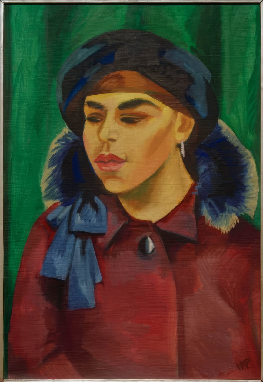 Blue Boa by Max Pechstein