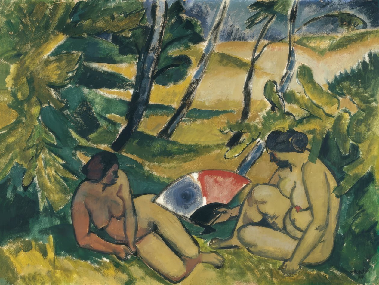 The Bathers, 1912 by Max Pechstein