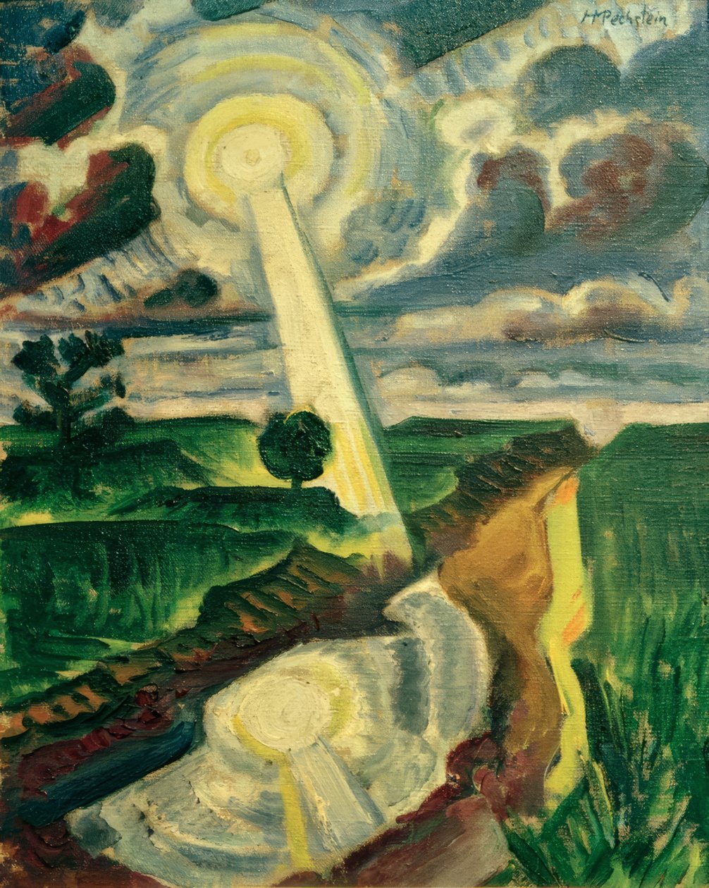 Incoming Sunlight by Max Pechstein