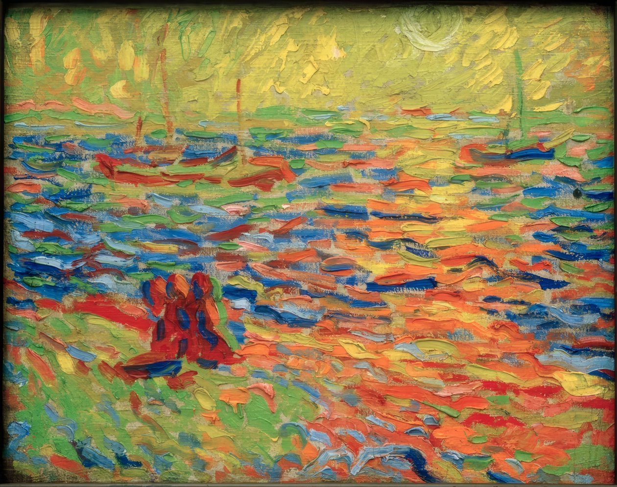 River Landscape by Max Pechstein