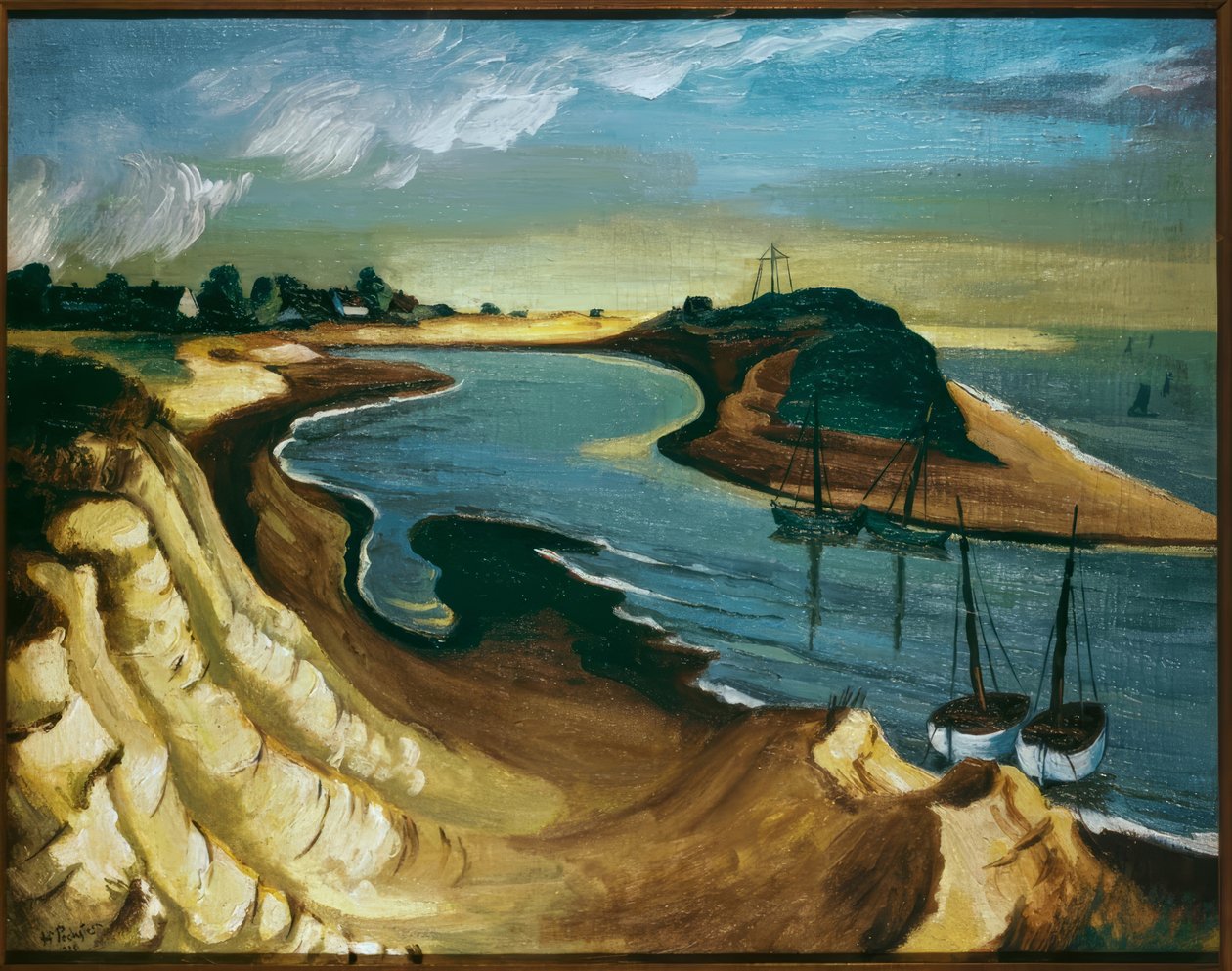 Baltic Sea Landscape by Max Pechstein