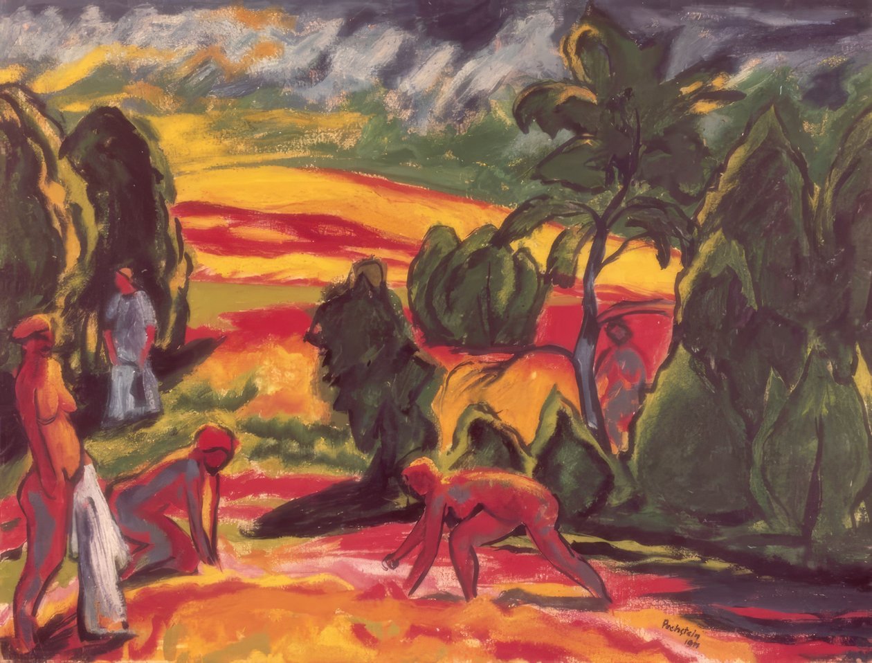 Summer Day by Max Pechstein