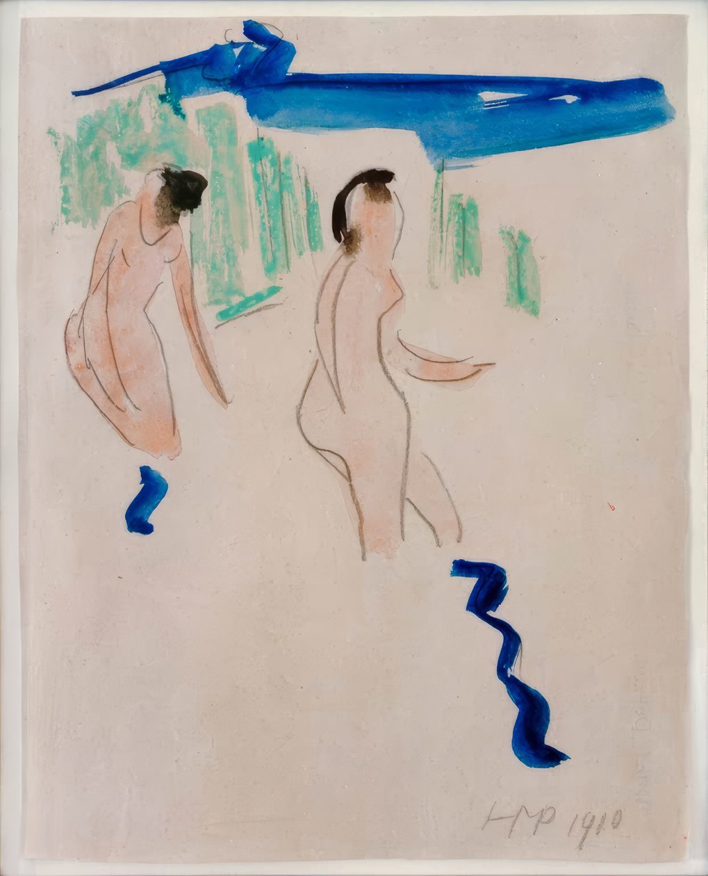 Two Bathers by Max Pechstein