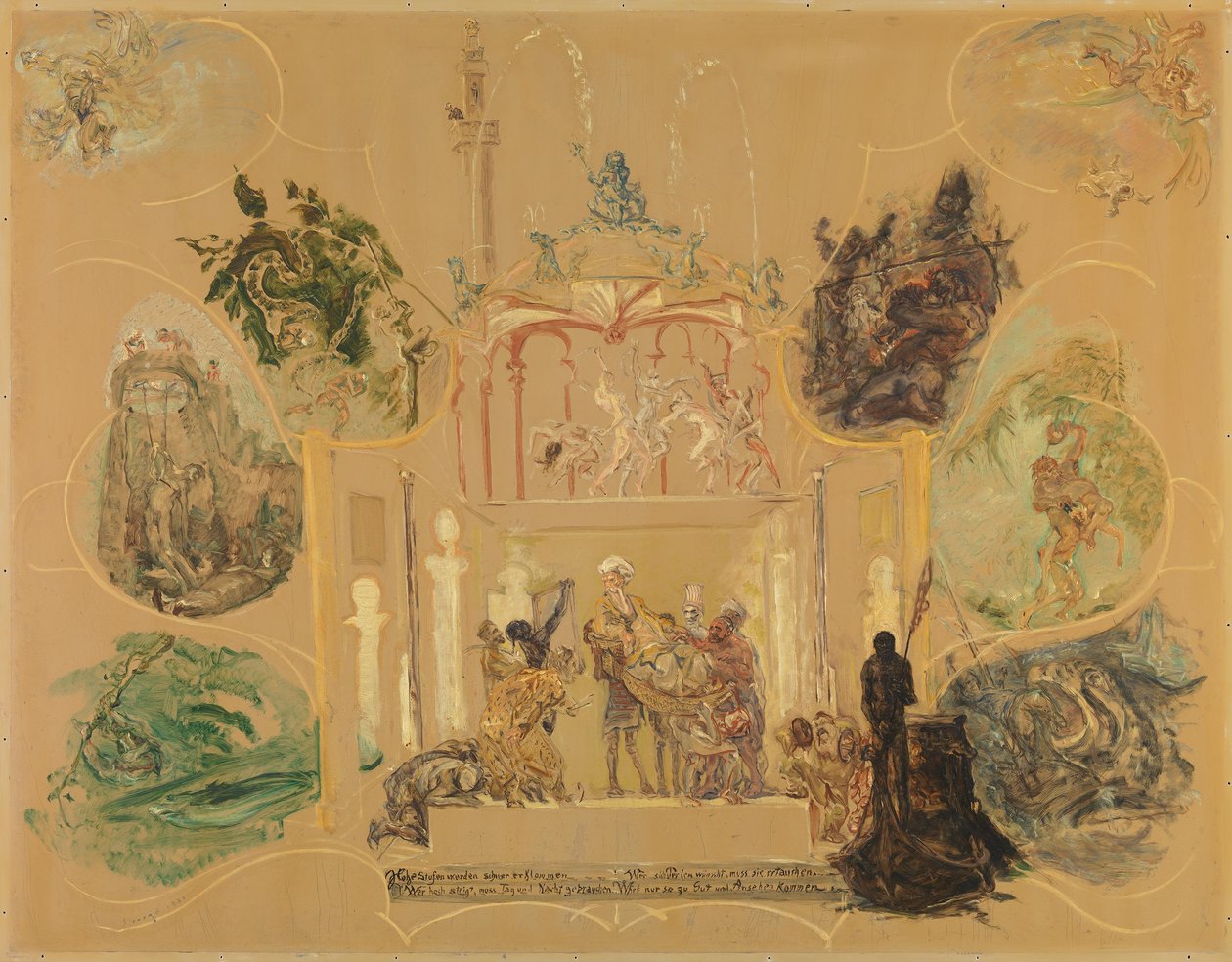 Theatre Curtain by Max Slevogt