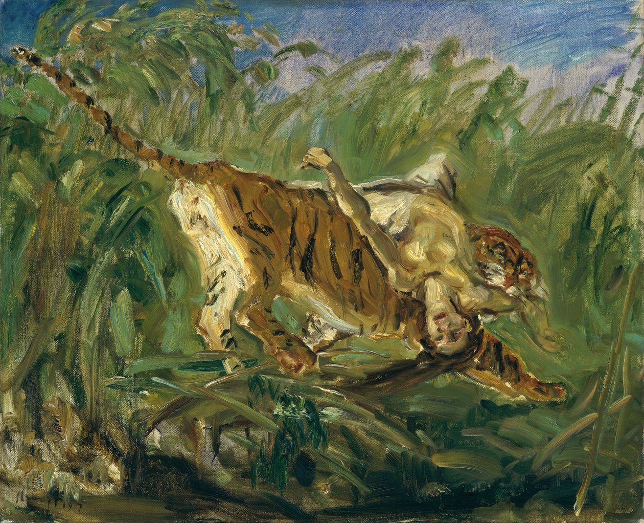 Tiger in the Jungle by Max Slevogt