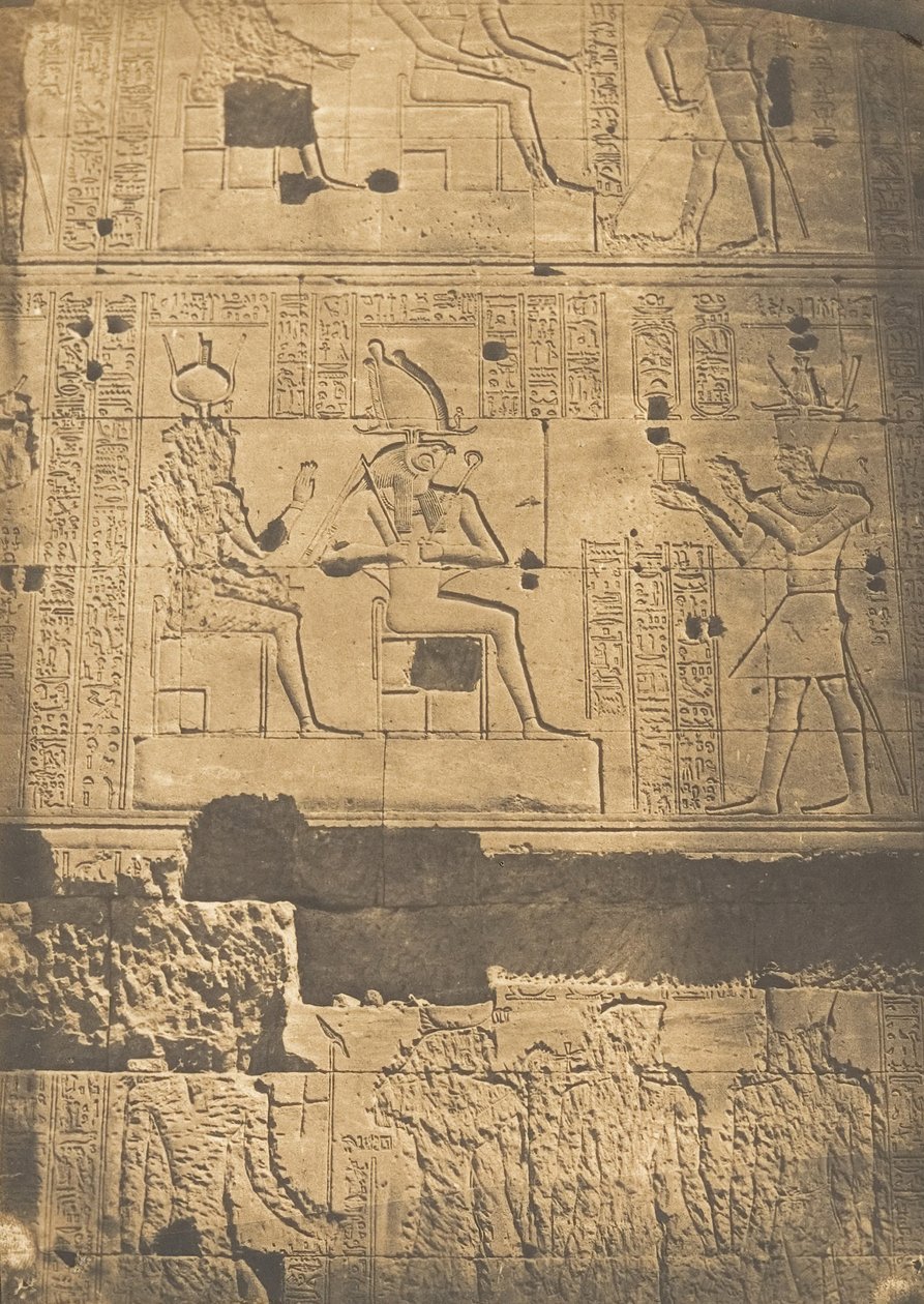 Bas-relief pris sur la muraille occidentale du grand Temple d