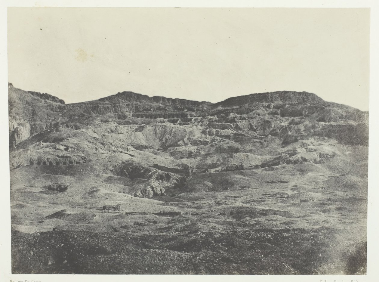 Gournah, Necropolis of Thebes, Thebes, 1849-51, printed 1852 by Maxime Du Camp