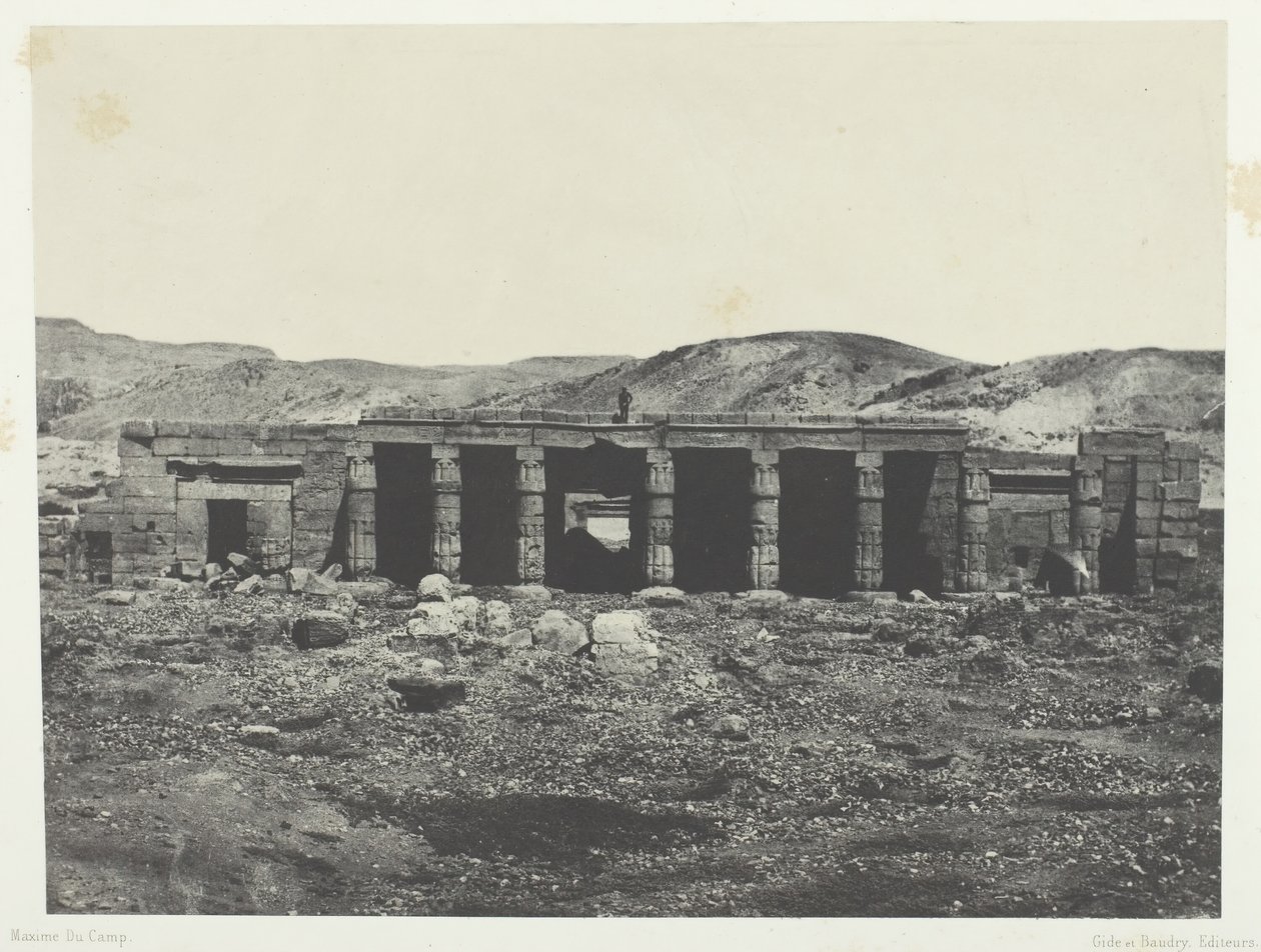 Gournah, Palais de Menephta 1er, Thebes by Maxime Du Camp