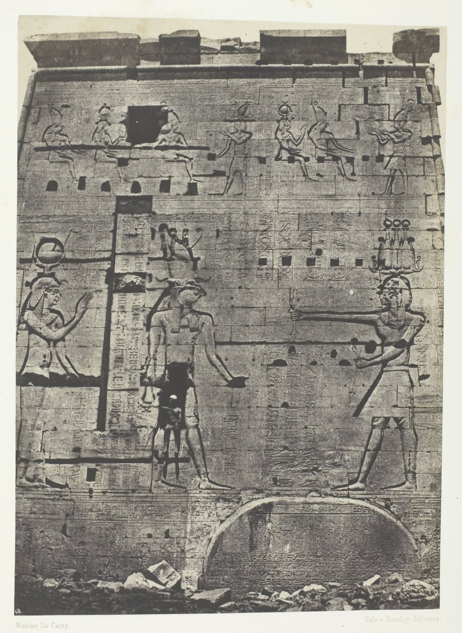 Grand Temple of Isis at Philae, Second Pylon; Nubia, plate 74 from the album 