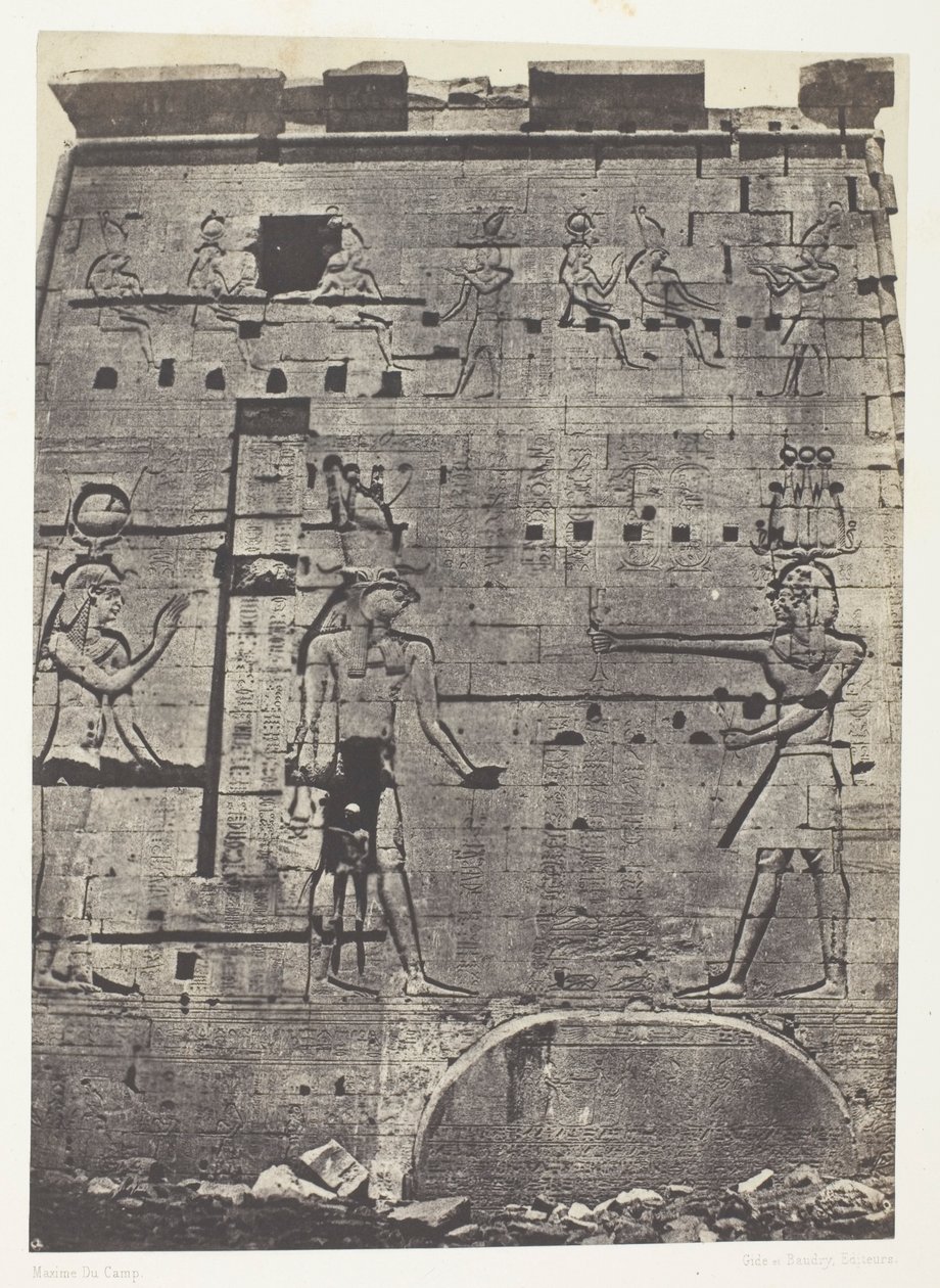 Grand Temple of Isis at Philae, Second Pylon; Nubia, plate 74 from the album 