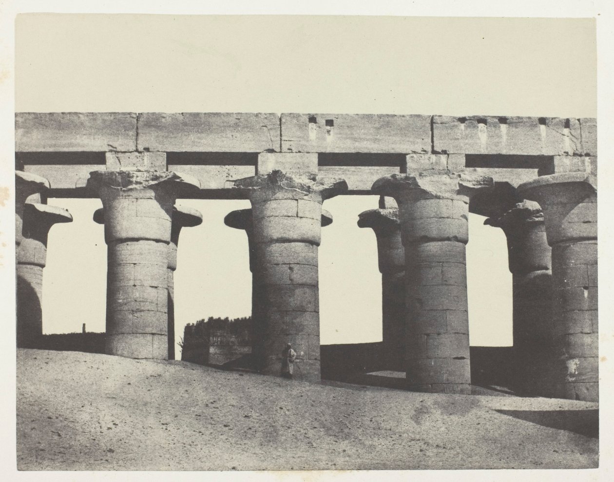 Luxor, Grand Colonnade of the Palace; Thebes by Maxime Du Camp